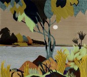 'the Lagoon' by David Lee in marquetry